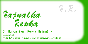 hajnalka repka business card